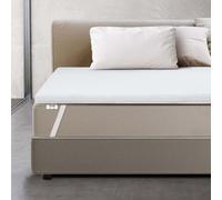 The White Stone Topper Memory Foam pour lit simple 75x200