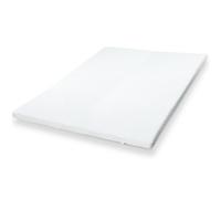 The White Stone Topper Viscoelastico Memory Foam H3 Correcteur de matelas Topper de matelas avec housse amovible antibactérien 80x190
