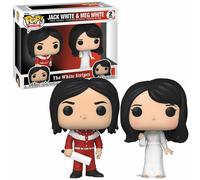 Funko Pop! Rocks: The Meg White Stripes 2pk - The White Stripes - Figurine en Vinyle à Collectionner - Idée de Cadeau - Produits Officiels - Jouets pour Les Enfants et Adultes - Music Fans