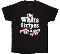 The White Stripes - T-shirt homme/femme unie RO14188 (XXL) (Noir)