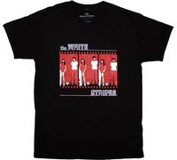 The White Stripes - T-shirt homme/femme unie RO14230 (S) (Noir)