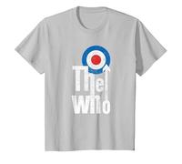 The Who Elevated Target Rock Music Band T-Shirt, Enfant, Argent, 6 Ans