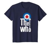 The Who Elevated Target Rock Music Band T-Shirt, Enfant, Bleu Marine, 6 Ans