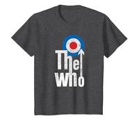 The Who Elevated Target Rock Music Band T-Shirt, Enfant, Chiné Foncé, 12 Ans