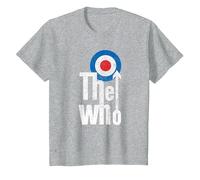 The Who Elevated Target Rock Music Band T-Shirt, Enfant, Gris Chiné, 2 Ans