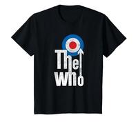 The Who Elevated Target Rock Music Band T-Shirt, Enfant, Noir, 2 Ans