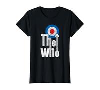 The Who Elevated Target Rock Music Band T-Shirt, Femme, Noir, XS