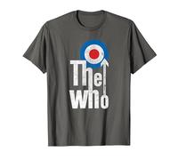 The Who Elevated Target Rock Music Band T-Shirt, Homme, Asphalte, 5XL