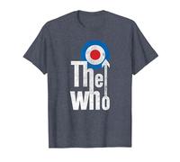 The Who Elevated Target Rock Music Band T-Shirt, Homme, Bleu Chiné, 3XL