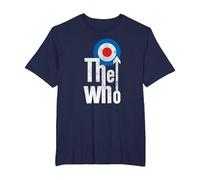 The Who Elevated Target Rock Music Band T-Shirt, Homme Grandes Tailles, Bleu Marine, 3X Tall