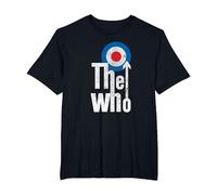 The Who Elevated Target Rock Music Band T-Shirt, Homme Grandes Tailles, Noir, 5X Tall