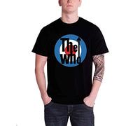 The Who Target Classic - T-Shirt - Homme - Noir (Black) - FR: Medium (Taille fabricant: Medium)