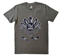 The Who Who Pinball Wizard Flippers, T-Shirt Homme, Gris (Grey Grey), Medium