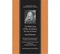 Samuel von Pufendorf Whole Duty of Man According to the Law of Nature (Poche)