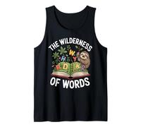 The Wilderness of Words Sloth Book Reader Kids Débardeur