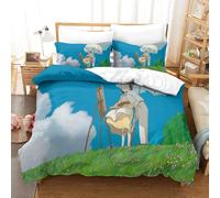 The Wind Rises Housse De Couette Imprim¿¿E D Parure De Lit Pi¿¿Ces Avec Taies D'oreiller Zipp¿¿Es - Housse De Couette Confortable En Polycoton Super Dou