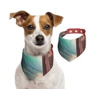 The Window Leading to The Sea - Bandana pour animal domestique - Pour le printemps et l'été - En coton doux - Accessoires réglables pour petites, moyennes et grandes tailles - Pour fille, garçon