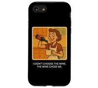 The Wine Chose Me - Rétro années 1950 Funny Housewife Meme Coque pour iPhone SE (2020) / 7 / 8