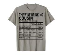 The Wine Drinking Cousin Cousin Men Women Family Reunion T-Shirt