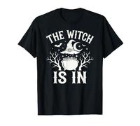 The Witch is in Funny Halloween Moon T-Shirt