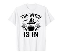 The Witch is in Funny Halloween Moon Witchy T-Shirt Graphique avec Valeur