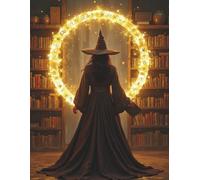 The Witch’s Library of Light - Date Line Wide Ruled Edition: Spacious writing lines with a date header for spell journaling, intuitive notes, and daily magical