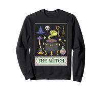The Witch Tarot Carte de Tarot Mystique Sorcière Occulte Magique Wiccan Sweatshirt