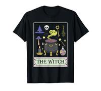 The Witch Tarot Carte de Tarot Mystique Sorcière Occulte Magique Wiccan T-Shirt
