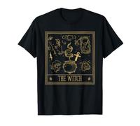 The Witch Tarot Carte de Tarot Mystique Sorcière Occulte Magique Wiccan T-Shirt