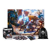 The Witcher 3: Wild Hunt Geralt & Triss in Battle | Puzzle 1000 pièces | Affiche incluse et sac | 68 x 48 | Jeu vidéo | Puzzle pour adultes et adolescents | pour Noël et cadeaux | Décoration