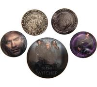 The Witcher - Bouton - Kit de badges TA8967 (taille unique) (Coloré)
