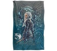 The Witcher Ciri Airbrush Plaid Ultra Doux au Toucher Soyeux - 91 x 147 cm
