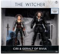 McFarlane Toys Figurines d'action The Witcher Ciri & Geralt of Rivia (Saison 3) Lot 2 17,8 cm 12+