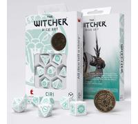 The Witcher Ensemble De Dés Ciri Loi De L’Étonnement RPG + Pièce Q-Workshop