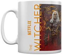 The Witcher Geralt The Wolf Red Coloured Inner Mug Blanc