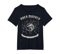 The Witcher Kaer Morhen Medallion Tree T-Shirt, Femme Grandes Tailles, Noir, 1X