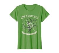 The Witcher Kaer Morhen Medallion Tree T-Shirt, Femme, Herbe, XXL