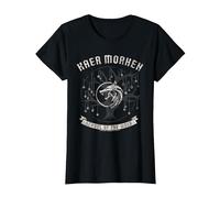 The Witcher Kaer Morhen Medallion Tree T-Shirt, Femme, Noir, XL