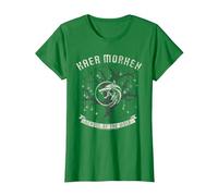 The Witcher Kaer Morhen Medallion Tree T-Shirt, Femme, Vert Kelly, XS
