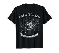 The Witcher Kaer Morhen Medallion Tree T-Shirt, Homme, Noir, XL