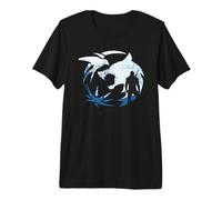 The Witcher Logo Silhouette T-Shirt Haut de Gamme