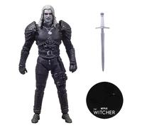 McFarlane 13801 Witcher Netflix WV1-GERALT of Rivia Saison 1 avec Cape en Tissu, Multicolore