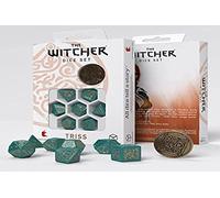 Q Workshop The Witcher Dice Set Triss The Beautiful Healer 7 Units Board Game Multicolore