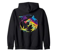 The Witcher Rainbow Paint Crest Sweat à Capuche