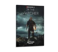 The Witcher Season 2 - Poster Netflix de gros plan sur toile - Décoration murale moderne pour chambre à coucher - 40 x 60 cm