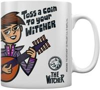 The Witcher - Tasse à café "Toss A Coin" PM2141 (taille unique) (Blanc)