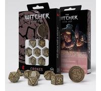 Ensemble De Dés Witcher Crones Weavess Avec Pièce En Métal Q-Workshop