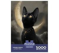 The Witch's Cat Puzzle 1000 Pièces Educa Jouet en Bois Divertissement Créatif De l'art De La Décoration Jeu Éducatif Challenge Toy Adultes & Enfants des 14 Ans 70x50cm/1000pcs
