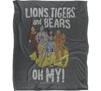 The Wizard Of Oz - Couverture "Lions, Tigers, And Bears" TV18957 (Taille unique) (Coloré)