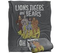 THE WIZARD OF OZ - Le Magicien d'Oz, Couverture Ultra Douce au Toucher, 152 x 127 cm